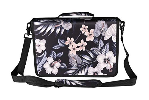 OMALOO 160 Slots Oxford Pencil Case Students Pencil Holder Pouch Wrap Stationary Organizer for Travel, Office, School (Pencils not Included) (Grey Leaves)
