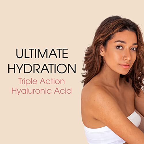 MineTan Idratante per il viso per la notte quotidiana | Hydra Glow Sleep Crema viso con formula a tripla azione all'acido ialuronico, ultra leggera, idratante intensamente idratante per il viso per