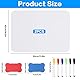 2 STK Whiteboard Klein Whiteboard A3, Kleines Dry Erase White Board, 42x30 cm Tragbares Doppelseitiges Mini Whiteboards mit 6 Stifte & 2 Radiergummis, für Klassenzimmer, Zuhause, Büro
