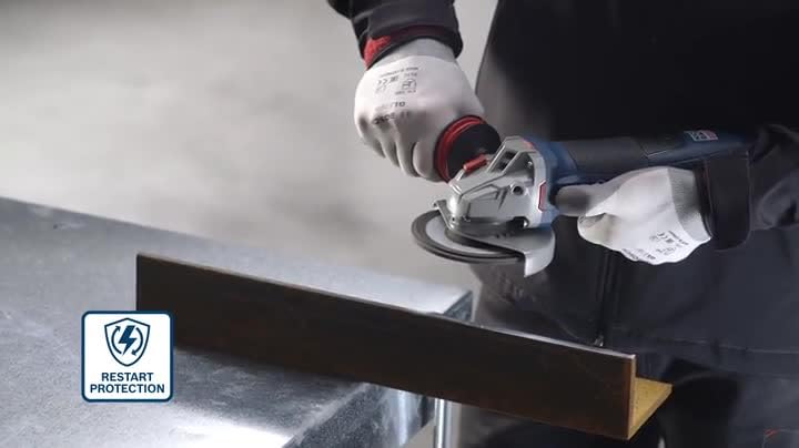 Bild 6 - Bosch Professional Winkelschleifer GWS 7-125 (Scheiben-Ø 125mm, Leistung 720 Watt, inkl. Zusatzhandgriff, Aufnahmeflansch, Schutzhaube, Spannmutter, Zweilochschlüssel)