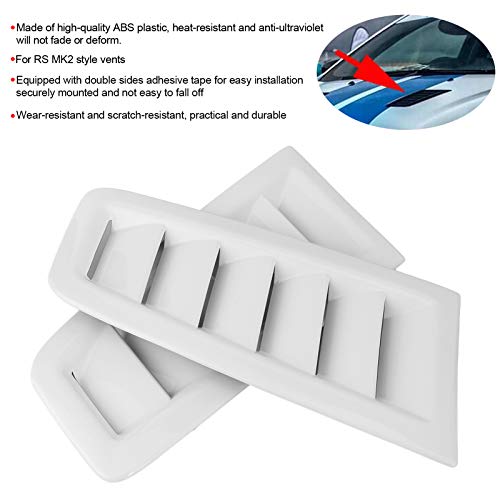 Rejillas de ventilación para capó Focus RS MK2 en ABS estilo carbono resistente al calor (2 uds) 3