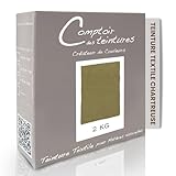 ✨ Mélange pour 2 kg de linge : sublimez vos serviettes de ménage Transformez 2 kilos de linge sec en lui donnant une nouvelle vie avec ce mélange de Comptoir des Teintures. Idéal pour teindre le linge de lit, les serviettes et les nappes en machine à 40°C minimum.