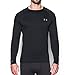 Under Armour Men's Base 1.0 Crew, Black/Steel, Large