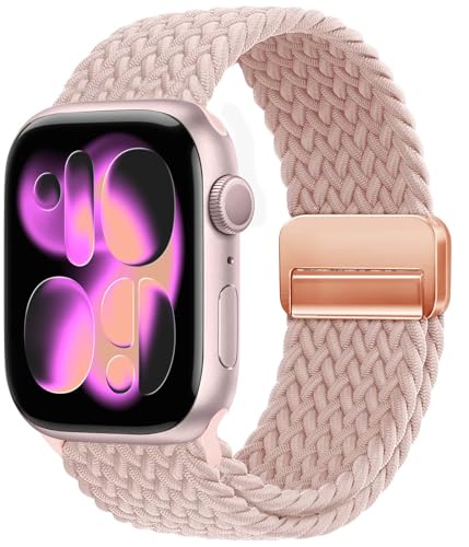 Magnetic Braided Loop Band for Apple Watch Series 12/11 & 10-4 & SE 3/2