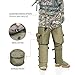 JLDTOP Snake Gaiters, Chaps for Men and Women, Durable Total Protection for Ankle to Thigh, Waterproof Guards, Adjustable Snake Protection for Legs (Green)