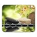 Produktbild Mauspads Bambusaroma Meditation Brennende Kerze Asiatischer Basalt Buddha Buddhismus Mauspad für Notizbücher, Desktop-Computer Matten Büromaterial