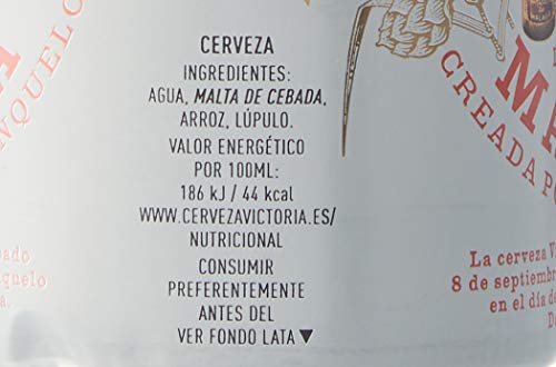 Victoria Cerveza - Paquete de 24 x 330 ml - Total: 7920 ml, el packaging puede variar