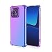 Produktbild JIAFEI Hülle für Xiaomi 13T / 13T Pro Gradient Color Handyhülle TPU Gradient Dünn Schutzhülle Anti-Fall Handytasche Handy Case Kompatibel mit Xiaomi 13T / 13T Pro, Violett/Blau