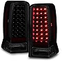 VIPMOTOZ For 2002-2006 Cadillac Escalade ESV Black Smoke LED Tail Brake Light Housing Lamp Assembly Driver and Passenger Side Replacement