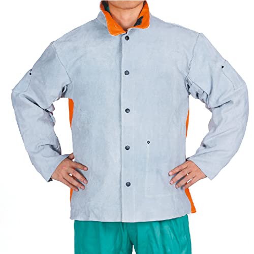Schweißer Jacke, Schweißer Mantel Aus Rindsleder, Lange Ärmel Mantel...