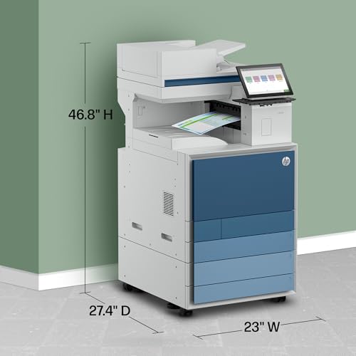 hp color laserjet enterprise flow 8801z multifunction printer scanner copier duplex best for office 9s183a