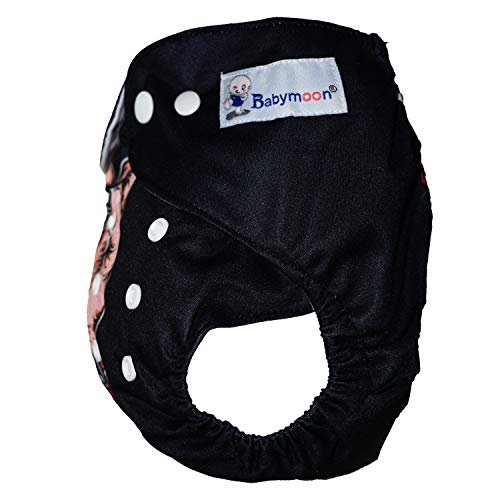 Image of Babymoon (Set of 3-1 Cloth Diaper with 2 5Layesr Bamboo Insert) Premium Adjustable Reusable Washable Cloth Diaper for Baby