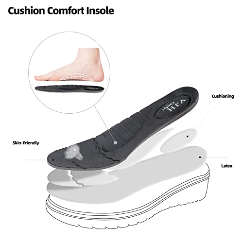 Image of VJH confort Women's Loafers Round Toe Slip on Comfort Arch Support Walking Shoes