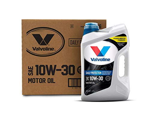 Valvoline Daily Protection SAE 10W-30 Conventional Motor Oil 5 QT, Case of 3