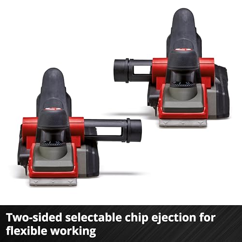 Einhell Professional Power X-Change Cordless Planer - 18V Brushless Electric Planer, 82mm Width, 3mm Max Chip Depth, Blade Shaft, Parking Shoe - TP-PL 18/3 Li Planing Tool (Battery Not Included) 7 Einhell Professional Power X-Change Cordless Planer - 18V Brushless Electric Planer, 82mm Width, 3mm Max Chip Depth, Blade Shaft, Parking Shoe - TP-PL 18/3 Li Planing Tool (Battery Not Included) - Image 7