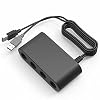 Gamecube Controller Adapter for Switch Gamecube Adapter Wii U and PC, Super Smash Bros Choice Support Four Gamecube Controller and 70IN Long Cable
