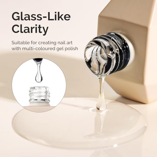 Image of MelodySusie 15ML No Wipe Matte Gel Top Coat - Long Lasting Top Gel for Clear Nail Gel and Acrylic Nails - Gift for Women Ideal for Home DIY and Nail Salon