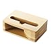 UnnFiko Wooden Sound Amplifier Stand Holder for iPhone, Natural Loudspeaker Mini Megaphone Cell Phone Stand (Square)