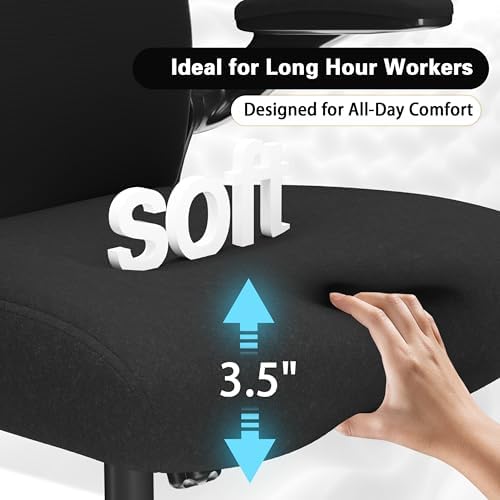 Office Desk Chair with Ergonomic Lumbar Support - view 4