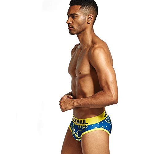 JOCJMAIL Mens Briefs Mens Comfortable Underwear Playful Printed Men Briefs Mens Low Rise Underwear4