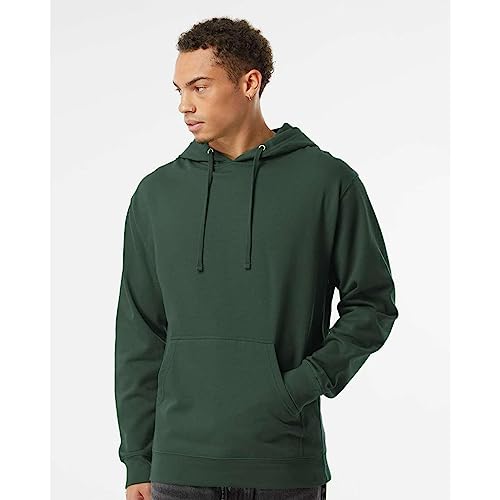 Independent Trading Co. Midweight Hooded Pullover Sweatshirt M Alpine Green4