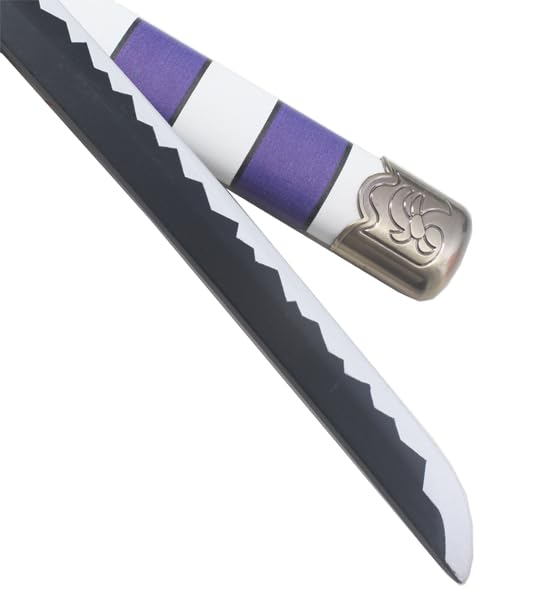 One Piece Sabre Luffy Katana en Bois - Lame Nidai Kitetsu Replique Presentoir