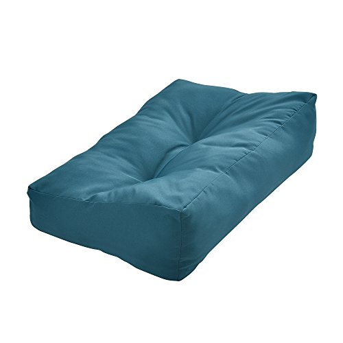 [en.casa] back rest cushion for euro pallets Sofa Couch -turquoise - 60 x 40 x 20/10 cm