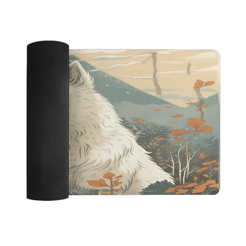 Alfombrilla de escritorio impermeable VstaDank con diseño de perro y bolígrafo miniatura 3