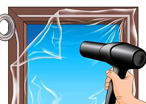 2 Pack of Insulating Film for Windows Transparent Glazing Film 4.5m2 (3m x 1.5m) - Image 2