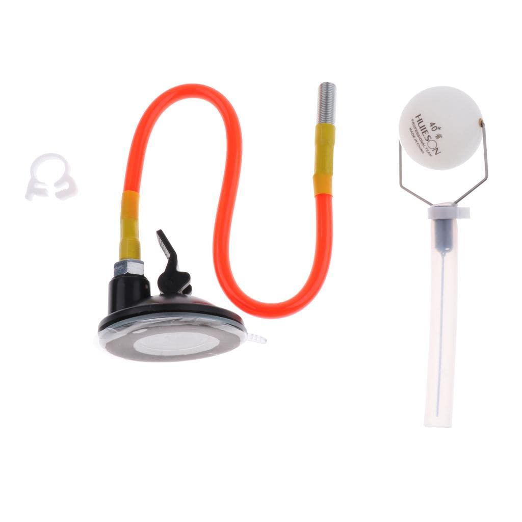 Mealoodiousmusea Table Tennis Training Aid Robot Suction Ping Pong Ball Trainer for Stroking