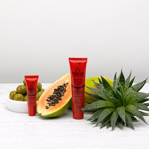 Image of Dr, PawPaw Multipurpose Soothing Tinted Balm - Lip Balm for Lips, Cheeks, Eyes - Tinted Lip Balm - Lip Moisturizer with Pawpaw - Ultimated Red - 25ml