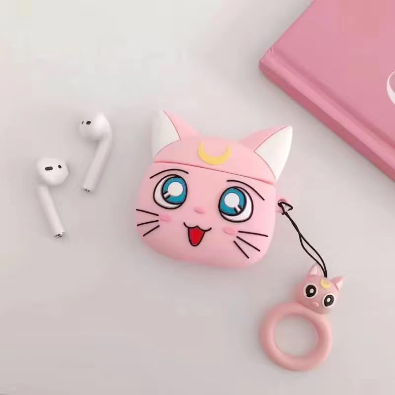 Amazon | 美少女戦士セーラームーン ルナ猫 イヤホンケース AirPods