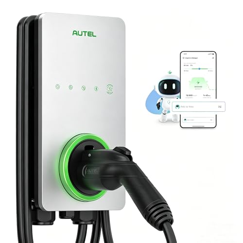 Autel Home Level 2 EV Charger up to 50Amp, 240V, Indoor/Outdoor Car Charging Station, Flexible...