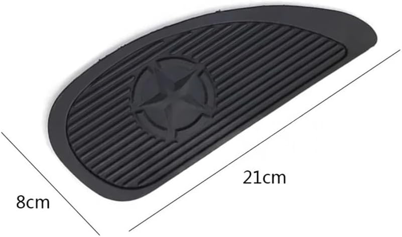 Motorcycle Fuel Tank Protector Universal Motorcycle Tank Knee Pad Fuel Traction Side Pads Non-Slip Rubber Stickers Protector Sheath Part
