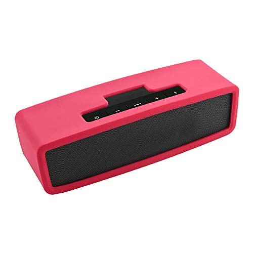 Coque de protection souple en silicone pour haut-parleur Bose Soundlink Mini I/II - Rouge