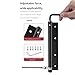 Automatic Door Closer Heavy Duty Adjustable Universal Installation/Wide-Angle Design/Tool-Free Force/Speed Adjustment/Commercial Grade Smooth Closing for Doors 80-120 lbs (Matte Black)