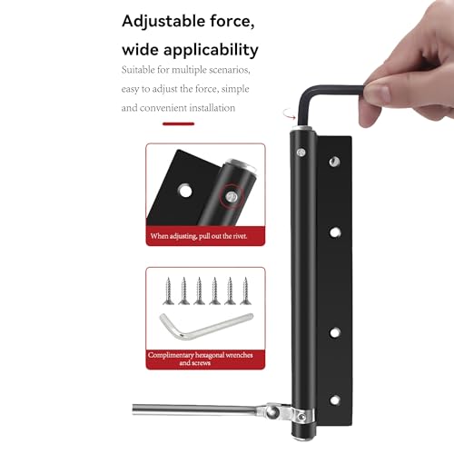 Ferme-porte automatique universel design grand angle et robuste - 5