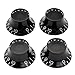 Musiclily Pro Imperial Zoll Gitarre Knöpfe Hutform Potiknopfe Top Hat Knobs für USA Les Paul Style E-Gitarre, Schwarz (4er Set) Baby,Schwarz günstig Kaufen-Musiclily Pro Imperial Zoll Gitarre Knöpfe Hutform Potiknopfe Top Hat Knobs für USA Les Paul Style E-Gitarre, Schwarz (4er Set)