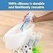Dr. Brown's Reusable Silicone Sterilizer Bag, 100 Disposable Breast Milk Storage Bags, 6 oz, Durable Double Zip Closure