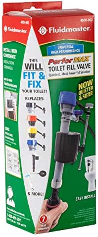 Fluidmaster 400H-002 Performax Universal Toilet Fill Valve High Performance Tank and Bowl Water Control, 1-Pack, Multicolor - 4