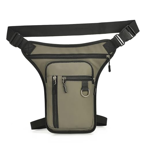 GXMDSGZ Sacoche de Jambe Taille Basse for Moto, Ceinture Cuisse, Hanche, Banane, étanche, for téléphone Portable, for Voyage en Plein air(Brown)