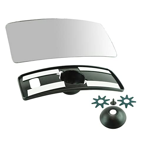 Trail Ridge Driver Side Mirror Glass Convex Towing Mirror with Backing Plate Lower 1 Piece Compatible with 1998-2015 Ford Expedition 2004-2014 F-150 2011-2014 Lincoln Navigator 2006 Mark LT