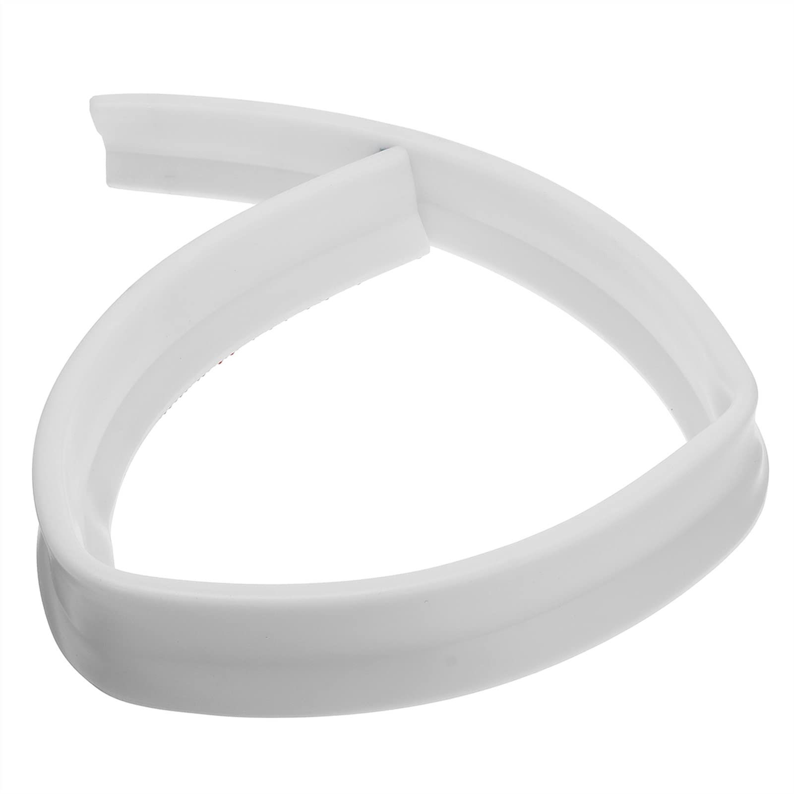 Shower Water Dam Stopper Barrier الحمام سدادة المياه المياه الاحتفاظ قطاع انحناء الحمام باب غسالة آلة دش عتبة دش دش المياه الحاجز Shower Threshold Water Dam (Color : White, Outer Diameter : 1m)