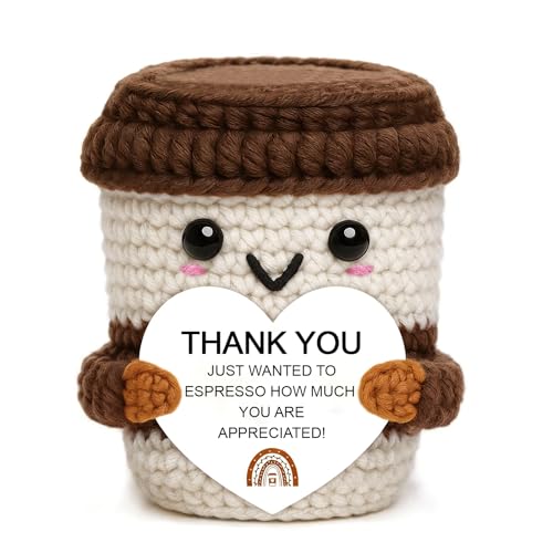 Thank You Gift Handmade Crochet Gift Thank You Gifts For Women Men Teacher Gifts Retirement Leaving Gifts For Women Colleagues Friend Family For Christmas Graduation Mothers Day