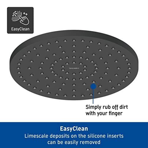 Duravit Universal Shower Head, rain Shower Head, Shower Faucet Round (diameter 250 mm), with Water-Saving Minusflow-Function - Image 2