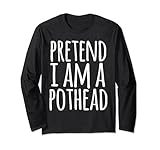 Funny Lazy Halloween Shirt PRETEND I AM A POTHEAD COSTUME