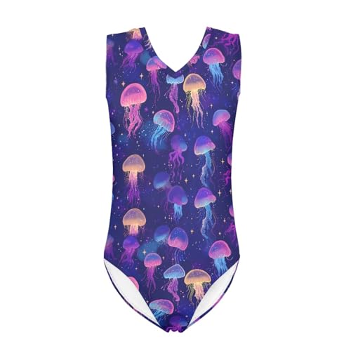 Image of INSTANTARTS Gymnastics Leotards Girl Dinosaur Dancewear Activewear Quick Dry