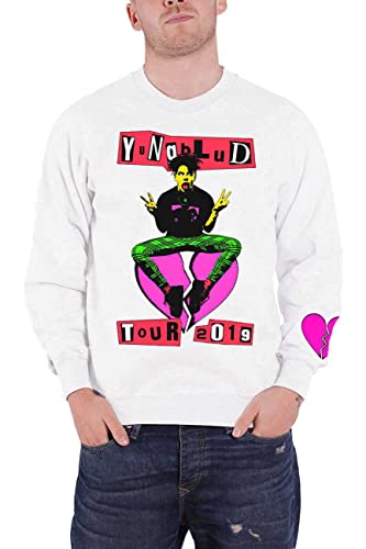 Yungblud Sweat-Shirt Tour 2019 Back Print Dates Nouveau Officiel Blanc Unisex Size M Cover