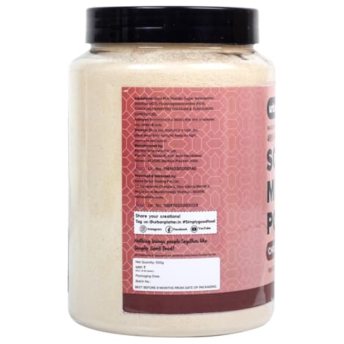 Image of Urban Platter Chocolate Soya Milk Powder, 500g  (Soy-Based Dairy Alternative | 25% Protein | Plant-Based | Non GMO)