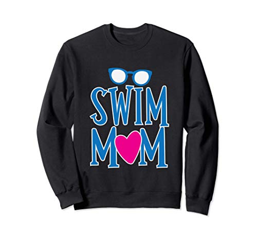 Swim Mom Supportive Swim Parent Sudadera